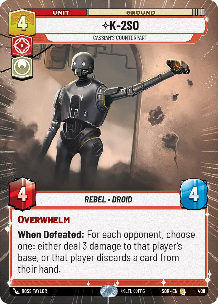 {SW-R}K-2SO - Cassian's Counterpart (Hyperspace) (408) [Spark of Rebellion] - Misty Mountain Games