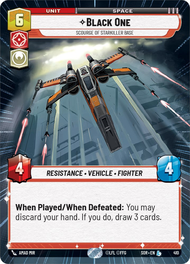 {SW-R}Black One - Scourge of Starkiller Base (Hyperspace) (410) [Spark of Rebellion]