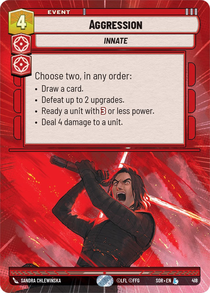{SW-R}Aggression (Hyperspace) (418) [Spark of Rebellion]