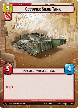{SW-C}Occupier Siege Tank (Hyperspace) (428) [Spark of Rebellion]