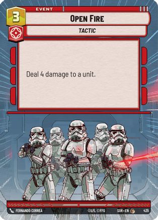 {SW-C}Open Fire (Hyperspace) (435) [Spark of Rebellion]