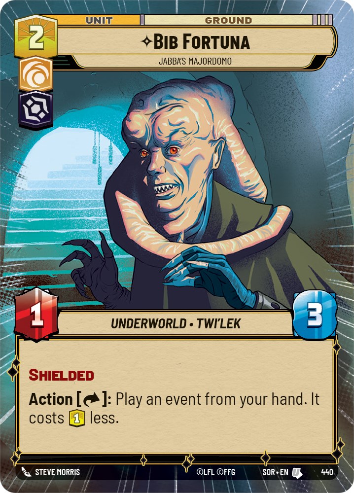 {SW-C}Bib Fortuna - Jabba's Majordomo (Hyperspace) (440) [Spark of Rebellion]