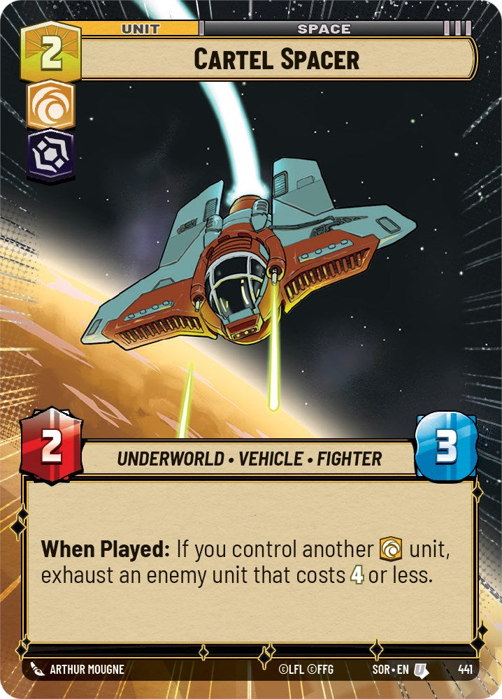 {SW-C}Cartel Spacer (Hyperspace) (441) [Spark of Rebellion]