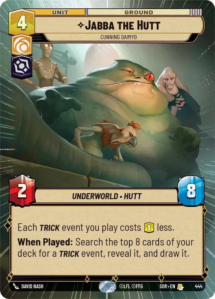 {SW-R}Jabba the Hutt - Cunning Daimyo (Hyperspace) (444) [Spark of Rebellion]