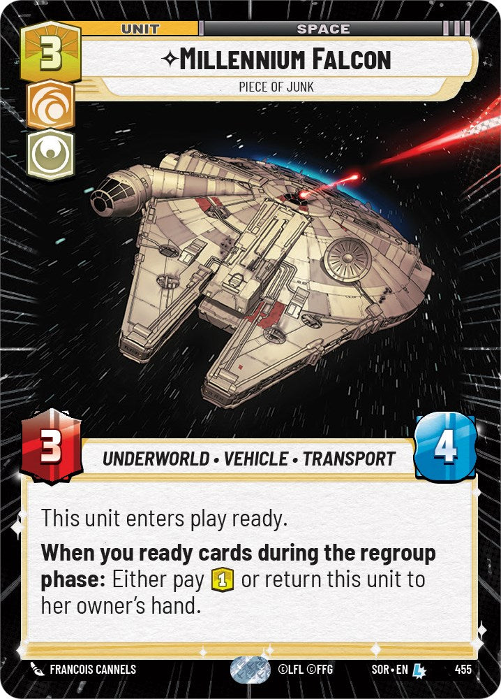 {SW-R} Millennium Falcon - Piece of Junk (Hyperspace) (455) [Spark of Rebellion]