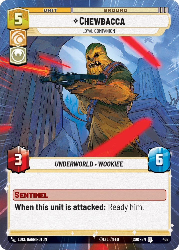{SW-C}Chewbacca - Loyal Companion (Hyperspace) (458) [Spark of Rebellion]