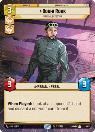 {SW-R} Bodhi Rook - Imperial Defector (Hyperspace) (463) [Spark of Rebellion]