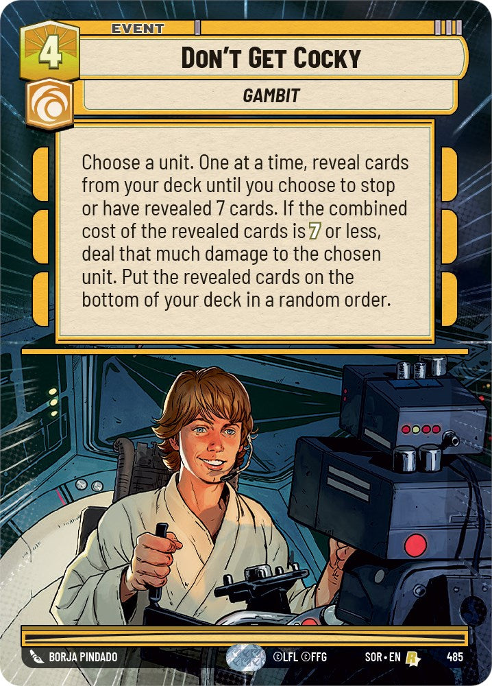 {SW-R} Don't Get Cocky (Hyperspace) (485) [Spark of Rebellion]