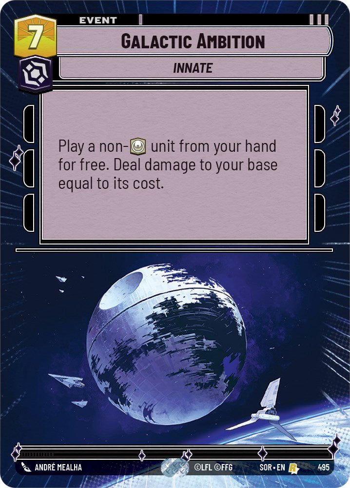 {SW-R}Galactic Ambition (Hyperspace) (495) [Spark of Rebellion]