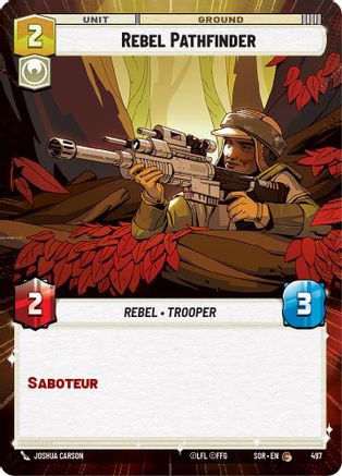 {SW-C}Rebel Pathfinder (Hyperspace) (497) [Spark of Rebellion]