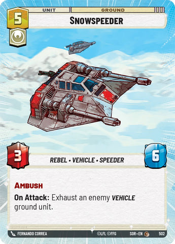 {SW-C}Snowspeeder (Hyperspace) (502) [Spark of Rebellion]