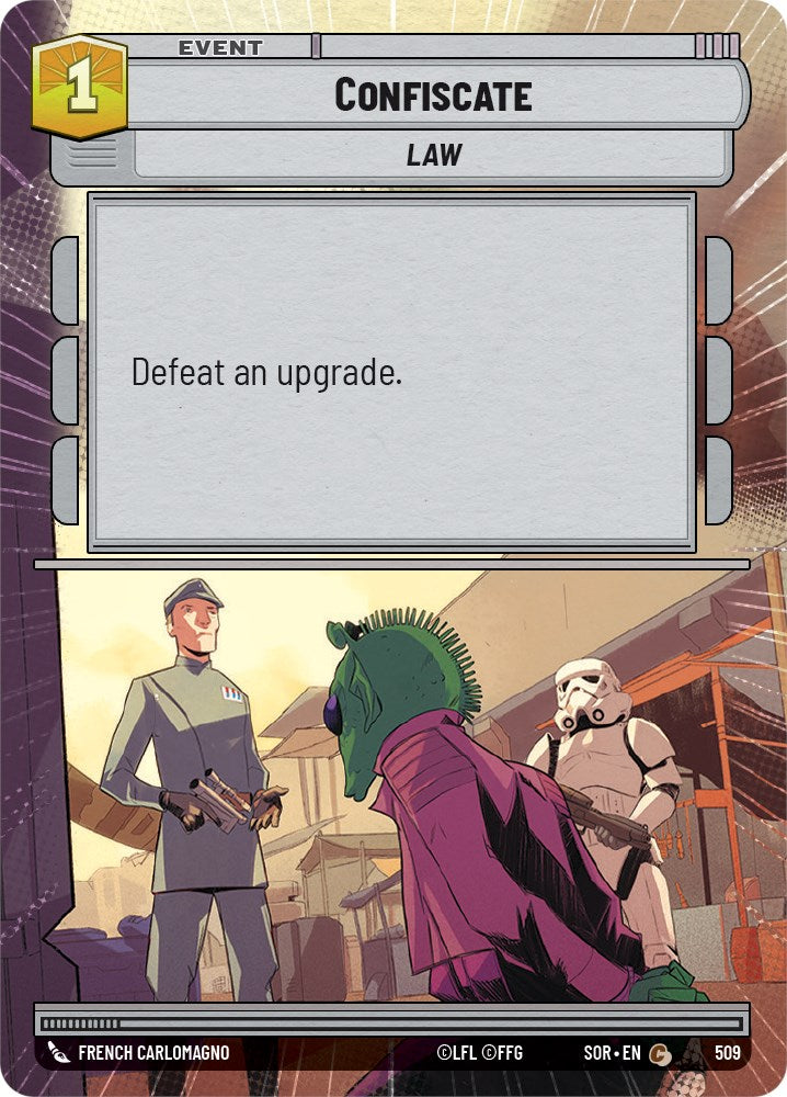 {SW-R}Confiscate (Hyperspace) (509) [Spark of Rebellion]