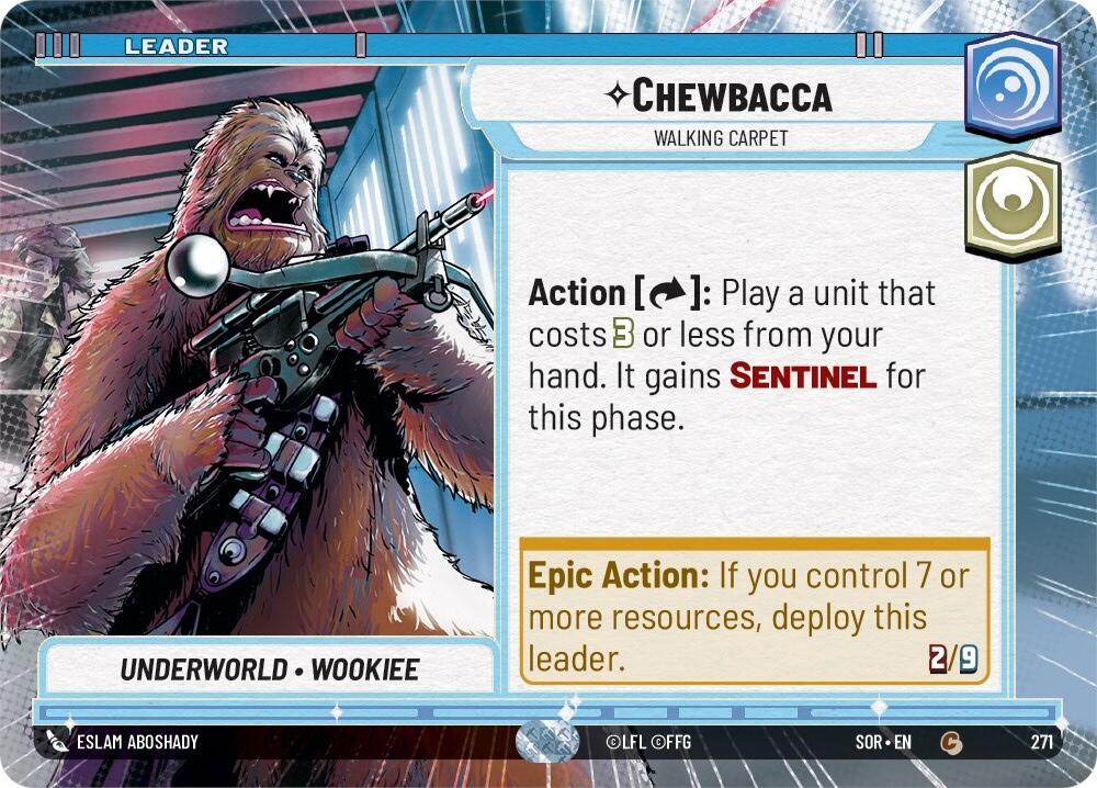 {SW-LD}Chewbacca - Walking Carpet (Hyperspace) (271) [Spark of Rebellion]