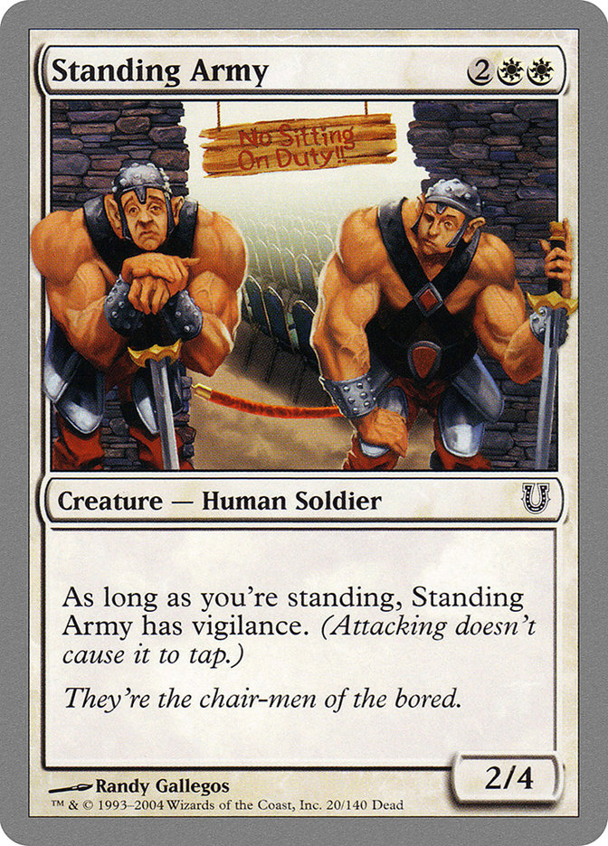 {C} Standing Army [Unhinged][UNH 020]