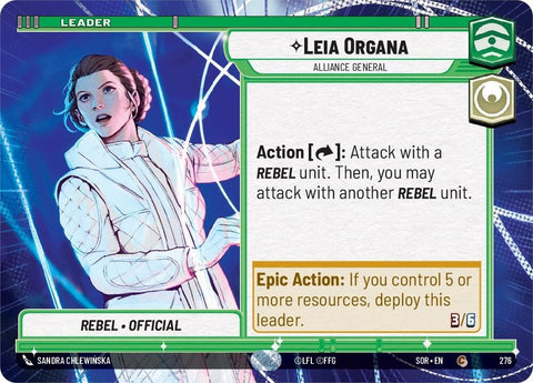 {SW-LD}Leia Organa - Alliance General (Hyperspace) (276) [Spark of Rebellion]