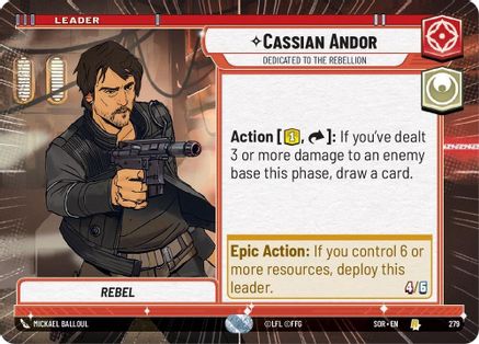{SW-LD}Cassian Andor - Dedicated to the Rebellion (Hyperspace) (279) [Spark of Rebellion]