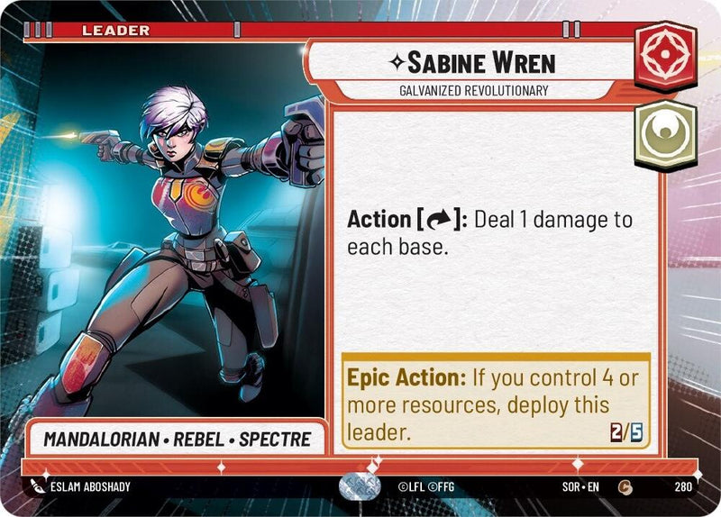 {SW-LD}Sabine Wren - Galvanized Revolutionary (Hyperspace) (280) [Spark of Rebellion]