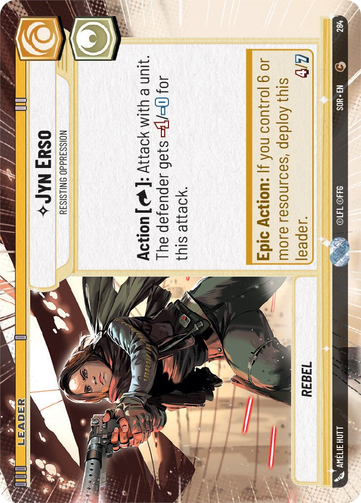 {SW-C} Jyn Erso - Resisting Oppression (Hyperspace) (284) [Spark of Rebellion]