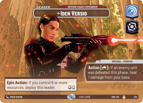 {SW-SH}Iden Versio - Inferno Squad Commander (Showcase) (254) [Spark of Rebellion]