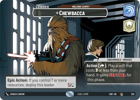 {SW-SH}Chewbacca - Walking Carpet (Showcase) (255) [Spark of Rebellion]