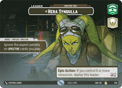 {SW-SH}Hera Syndulla - Spectre Two (Showcase) (259) [Spark of Rebellion]