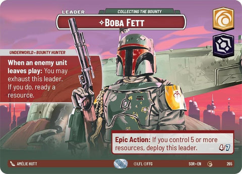{SW-SH}Boba Fett - Collecting the Bounty (Showcase) (265) [Spark of Rebellion]
