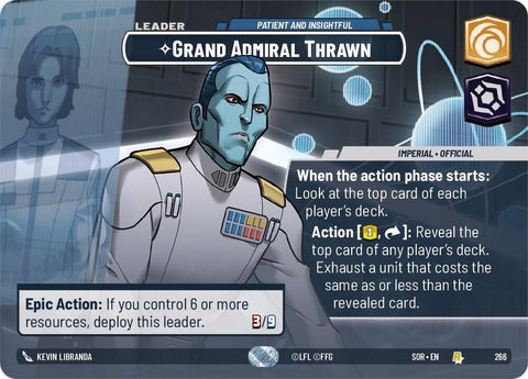 {SW-SH}Grand Admiral Thrawn - Patient and Insightful (Showcase) (266) [Spark of Rebellion]