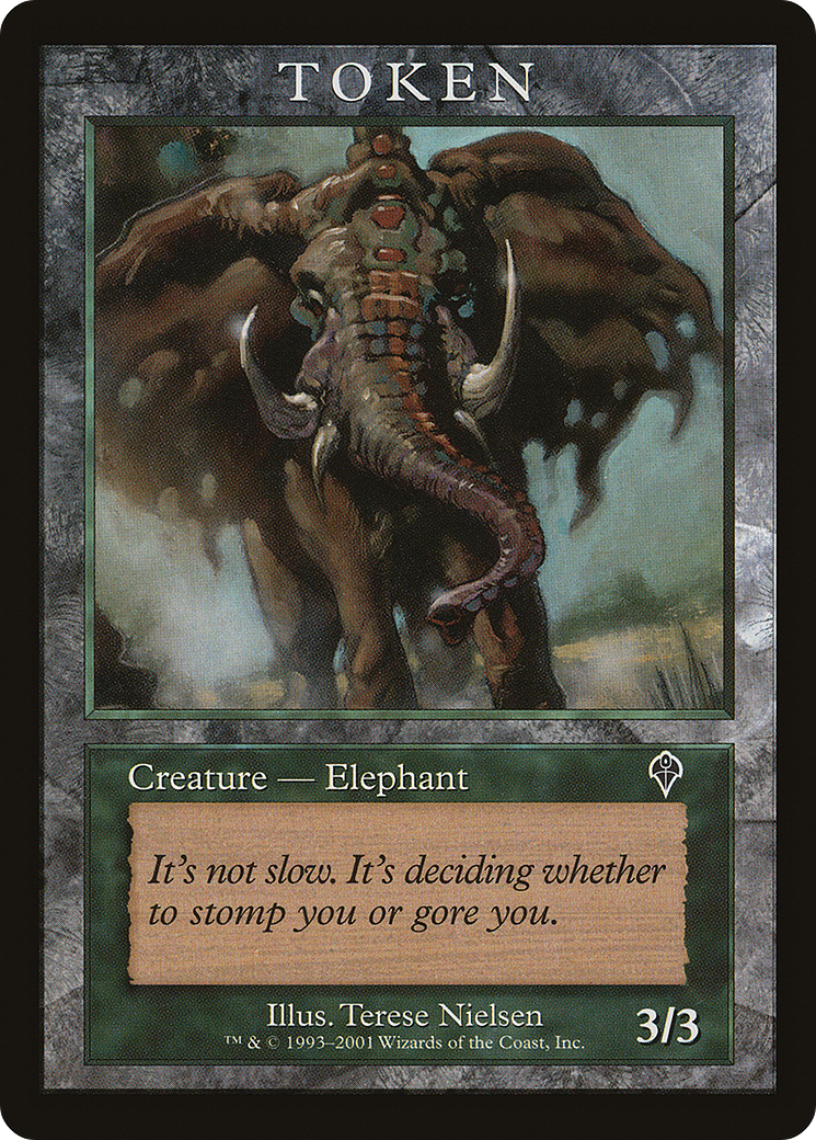 {T} Elephant Token [Magic Player Rewards 2001][TMPR 003] - Misty Mountain Games
