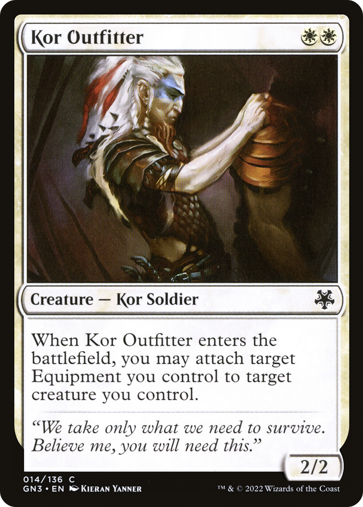 {C} Kor Outfitter [Game Night 2022][GN3 014]