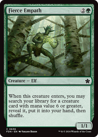 {@C} Fierce Empath [Foundations][FDN 636]