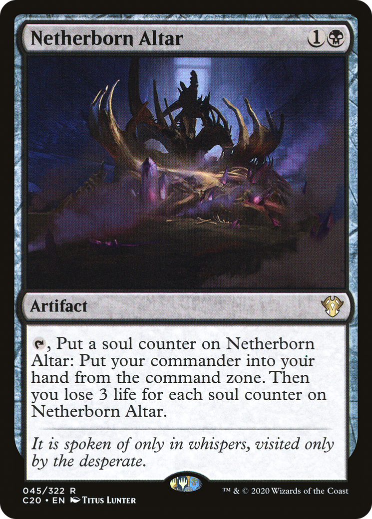 {R} Netherborn Altar [Commander 2020][C20 045]