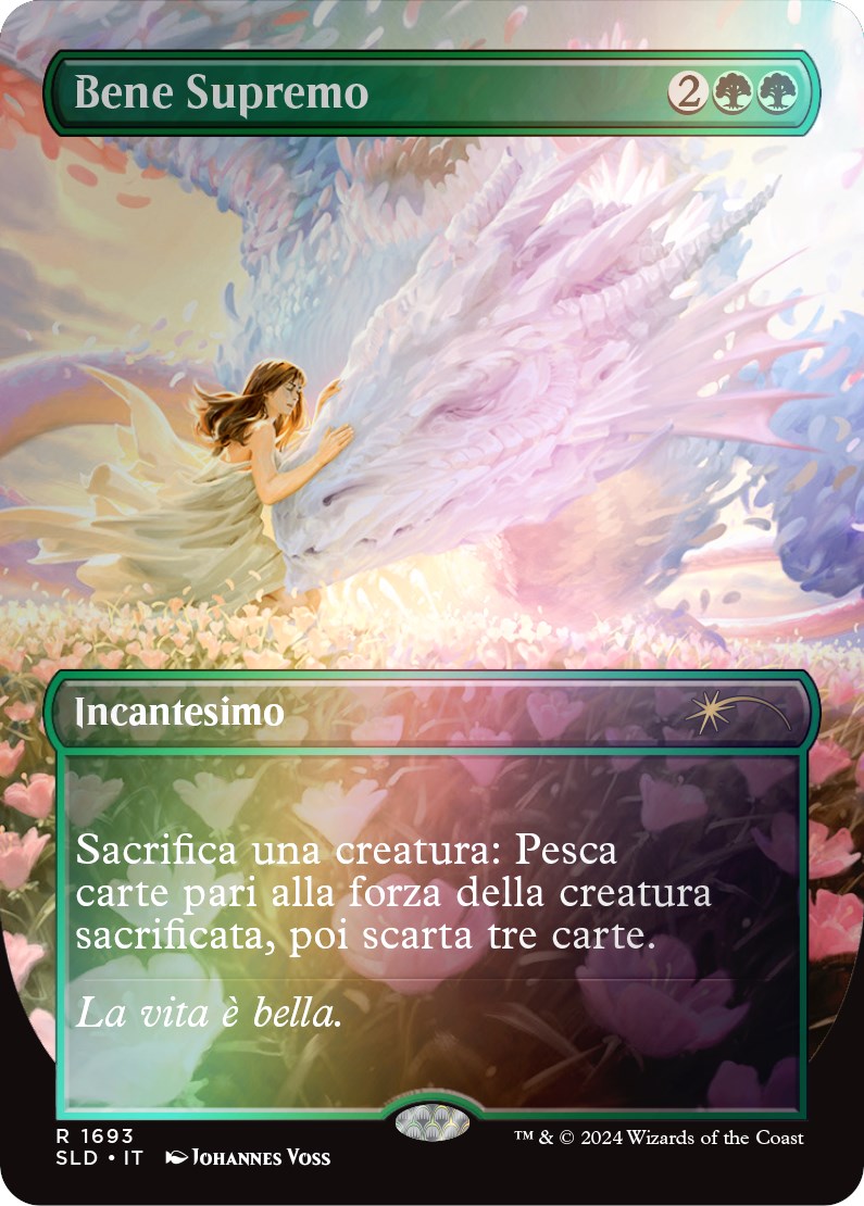 {R} Greater Good (Italian) - "Bene Supremo" (Rainbow Foil) [Secret Lair Drop Series][SLD 1693]