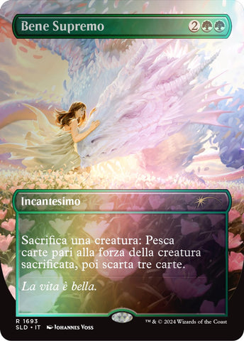 {R} Greater Good (Italian) - "Bene Supremo" (Rainbow Foil) [Secret Lair Drop Series][SLD 1693]