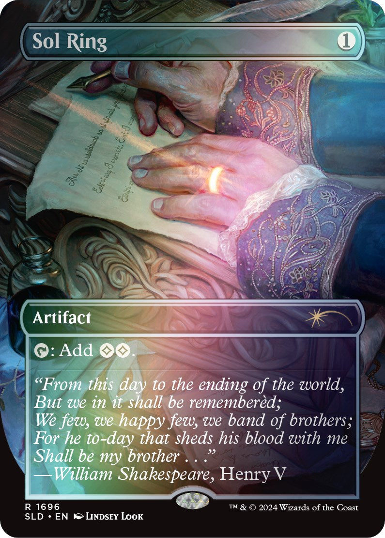 {R} Sol Ring (1696) (Rainbow Foil) [Secret Lair Drop Series][RBF SLD 1696]