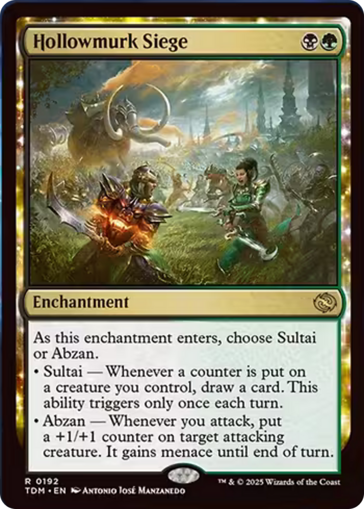 {@R} Hollowmurk Siege [Tarkir: Dragonstorm][TDM 192]