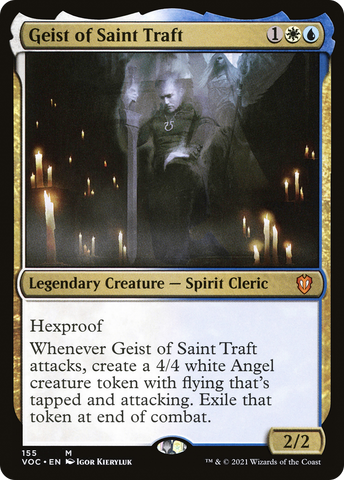 {R} Geist of Saint Traft [Innistrad: Crimson Vow Commander][VOC 155]