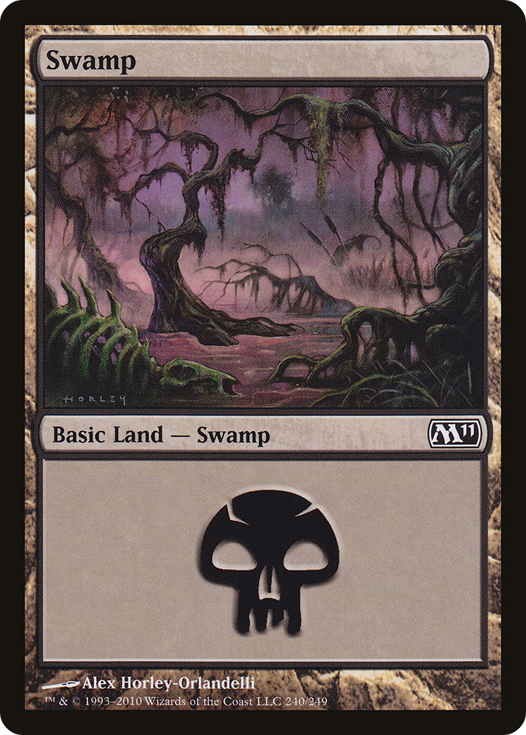 {B}[M11 240] Swamp (240) [Magic 2011]