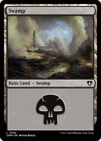 {B} Swamp (792) [Commander Masters][CMM 792]