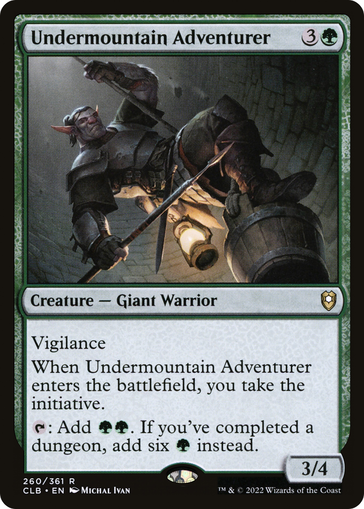{R} Undermountain Adventurer [Commander Legends: Battle for Baldur's Gate][CLB 260]
