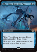 {R} They Came from the Pipes (Extended Art) [Duskmourn: House of Horror Commander][DSC 045]