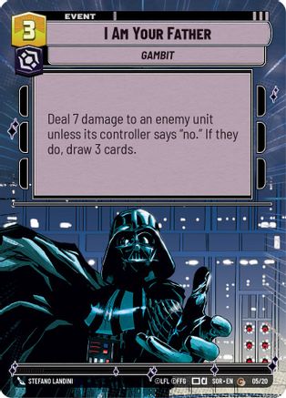 {SW-R}I Am Your Father (Hyperspace) (Weekly Play Promo) (5/20) [Spark of Rebellion Weekly Play Promo Promo]