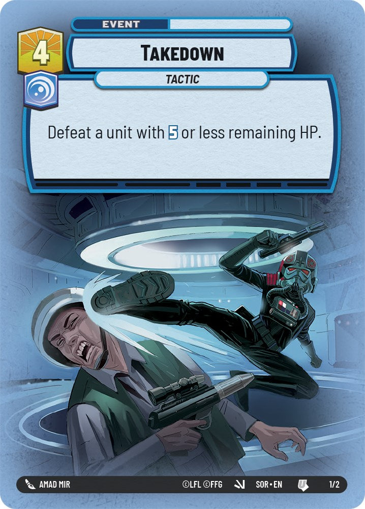 {SW-C}Takedown (Store Showdown Promo) (1/2) [Spark of Rebellion Store Showdown Promo]