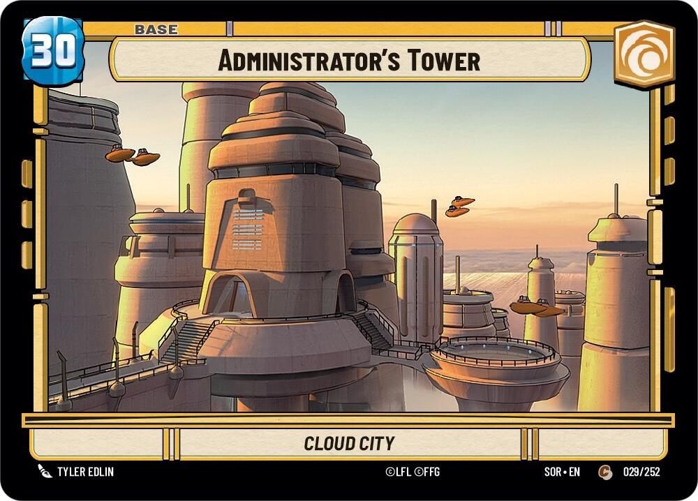 {SW-B}Administrator's Tower // Shield (29 // T02) [Spark of Rebellion]