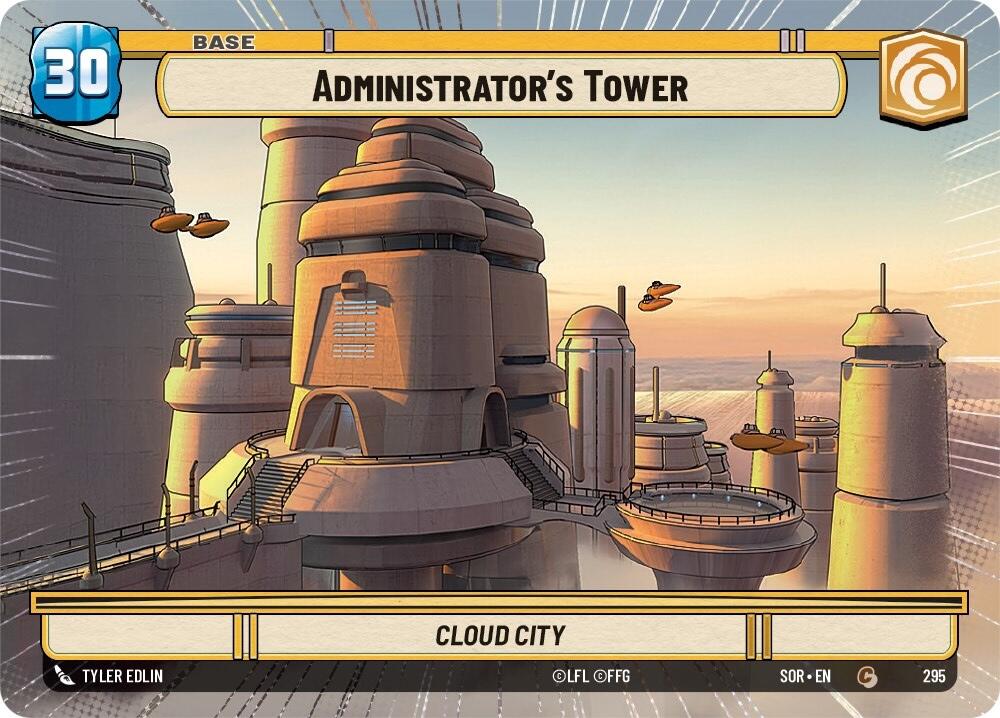 {SW-B}Administrator's Tower // Shield (Hyperspace) (295 // T04) [Spark of Rebellion]
