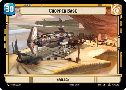 {SW-B}Chopper Base // Shield (30 // T02) [Spark of Rebellion]