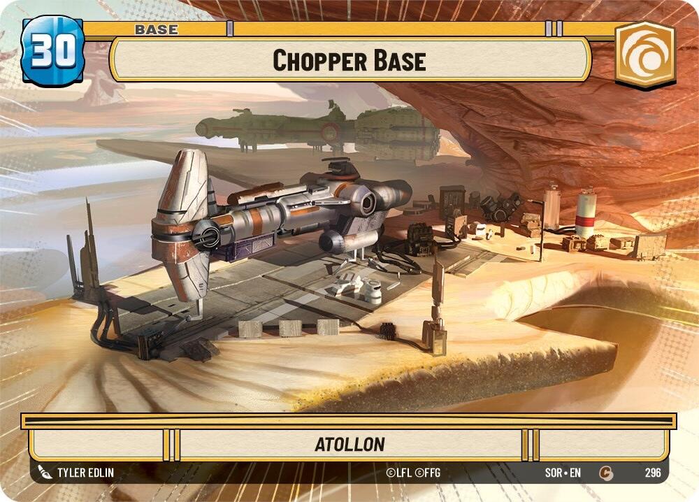 {SW-B}Chopper Base // Shield (Hyperspace) (296 // T04) [Spark of Rebellion]