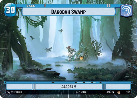 {SW-B}Dagobah Swamp // Shield (Hyperspace) (287 // T04) [Spark of Rebellion]