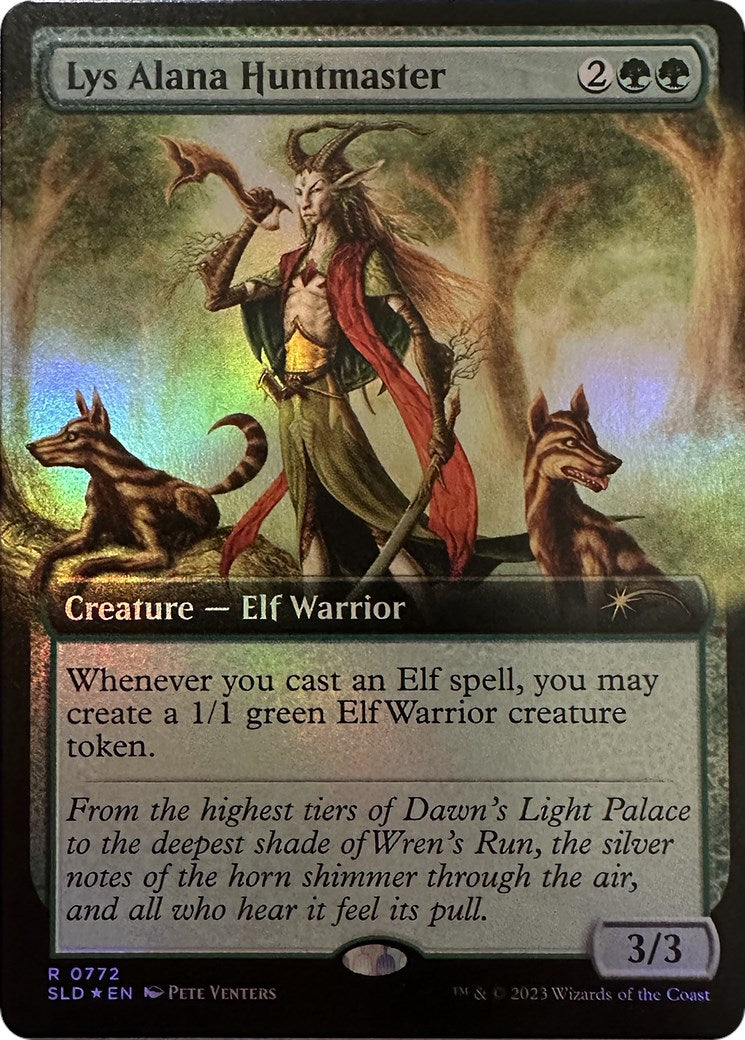 {R} Lys Alana Huntmaster (Extended Art) [Secret Lair Drop Series][SLD 772]