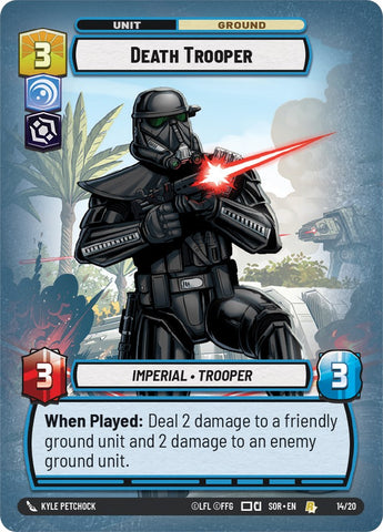 {SW-R}Death Trooper (Weekly Play Promo) (14/20) [Spark of Rebellion Weekly Play Promo Promo]