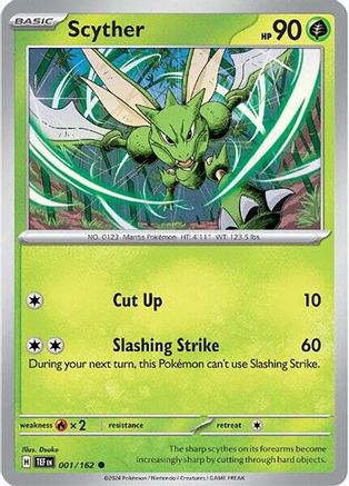 [PKM] Scyther (001/162) [Scarlet & Violet: Temporal Forces]